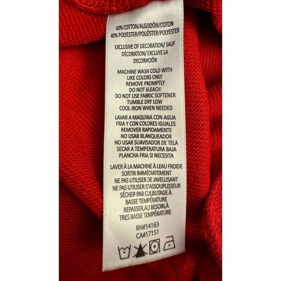 Tommy Hilfiger Sport Red Joggers Stars - Sz S - Picture 13 of 13